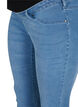 Zwangerschapsjegging van katoenmix, Light blue denim, Packshot image number 2