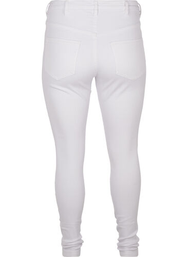 Super slim Amy jeans met hoge taille, White, Packshot image number 1