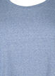 Gem&ecirc;leerd T-shirt met korte mouwen, Blauw, Packshot image number 2