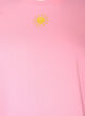 Biologisch katoenen T-shirt met tekstmotief, Roze, Packshot image number 2