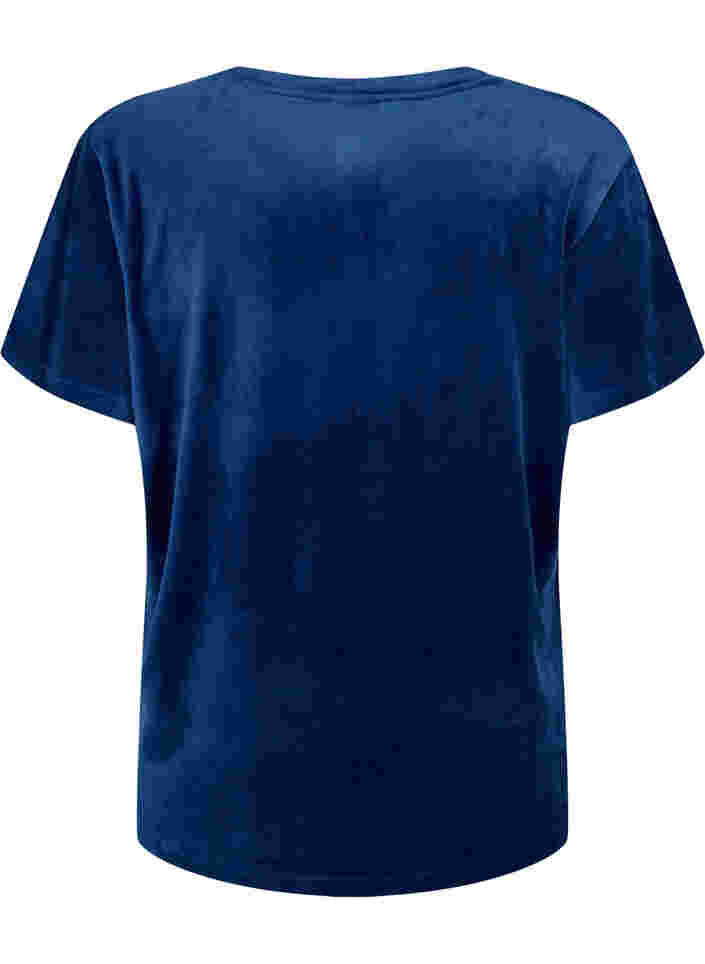 Velours T-shirt, Insignia Blue, Packshot image number 1