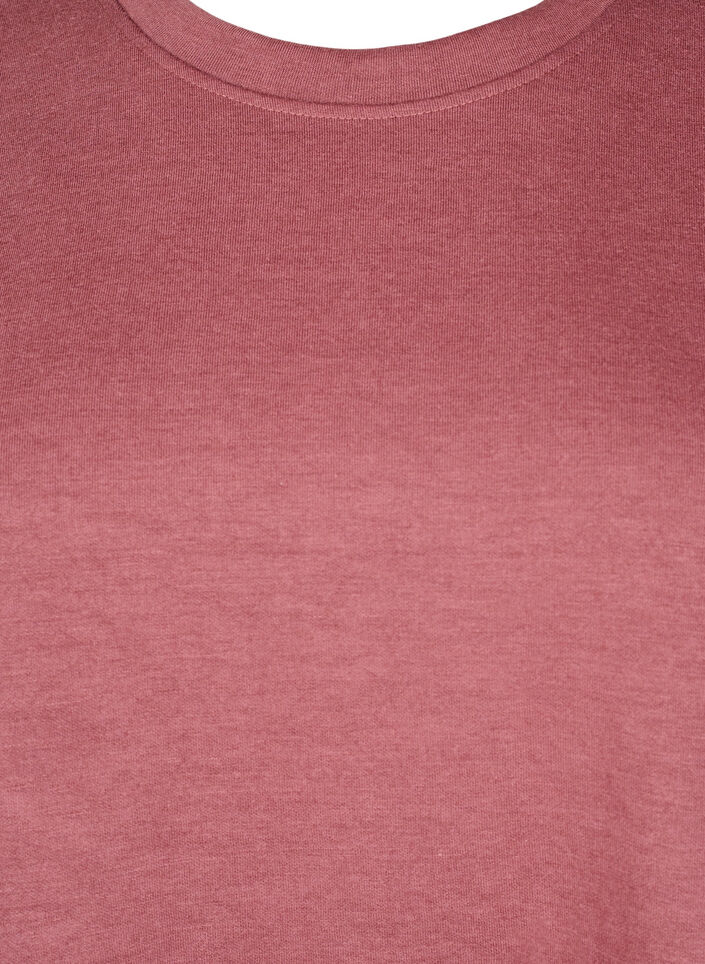 Sweatshirt met ronde hals, Bruin, Packshot image number 2