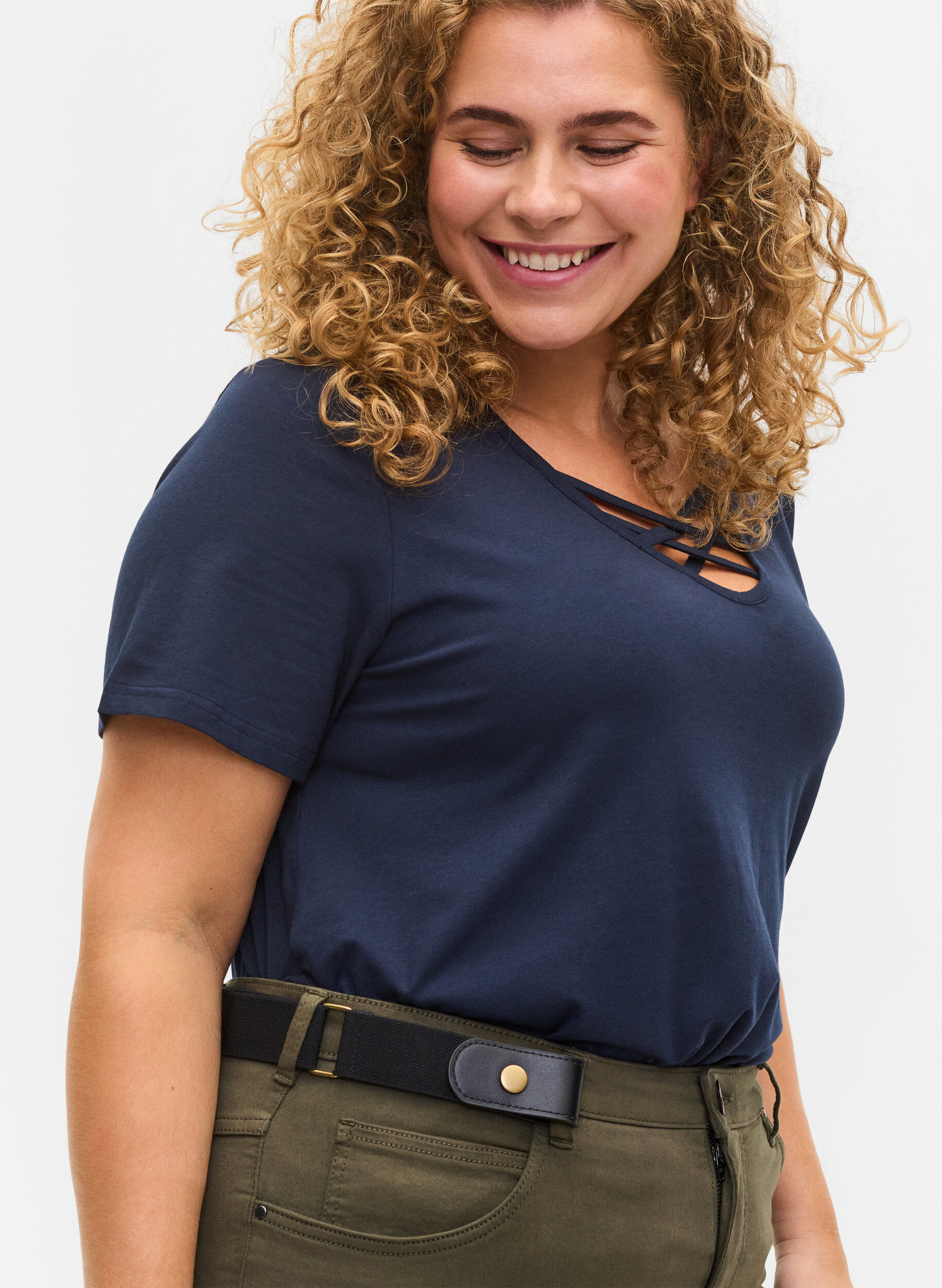 Elastische riem, Zwart, Model