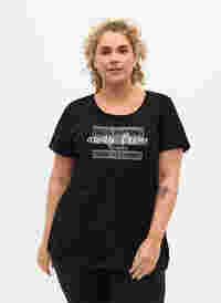 Trainingsshirt met print, Black Monday, Model