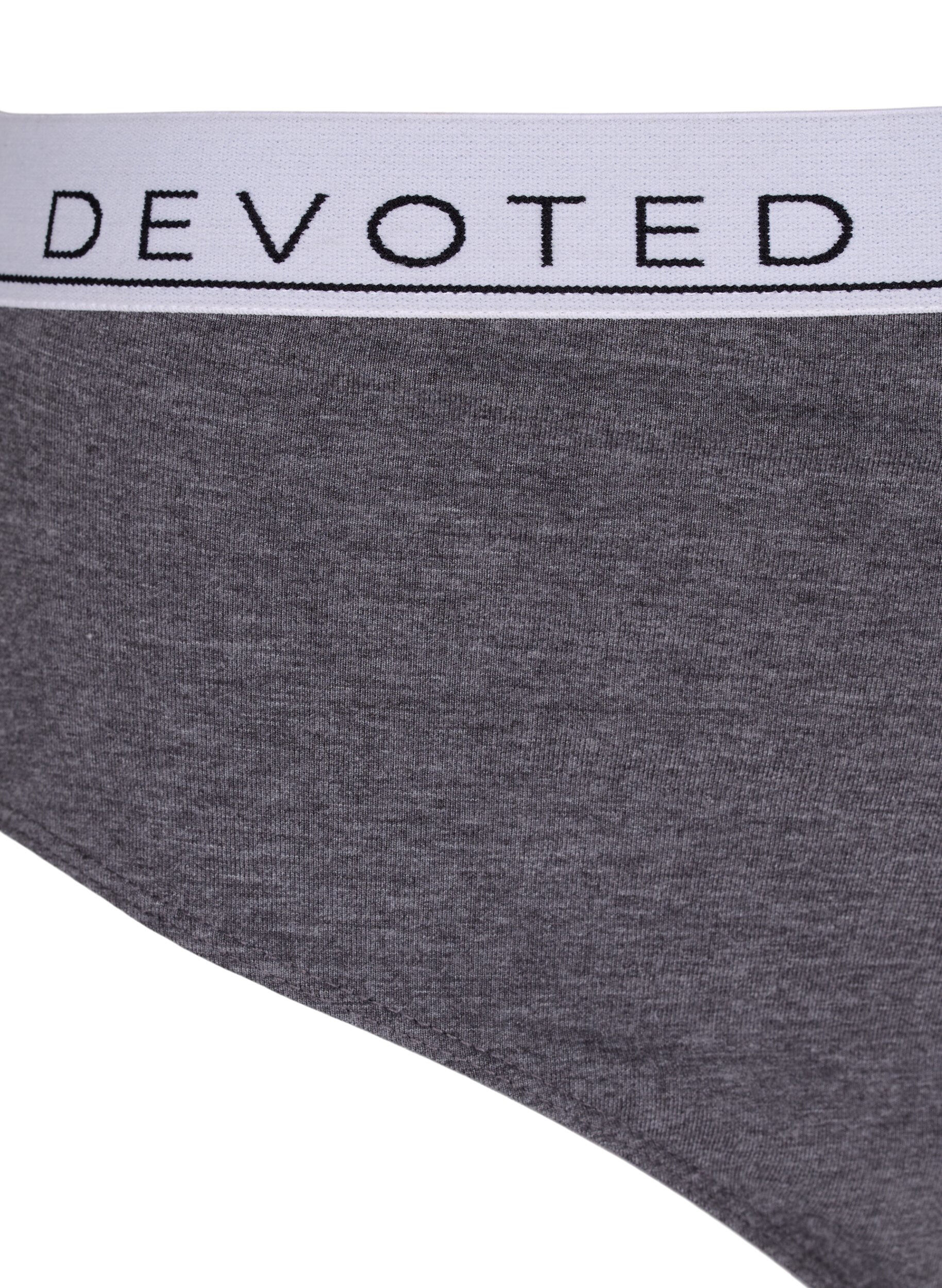 Zizzi Gemēleerde slip met normale taille, Grijs, Packshot image number 2