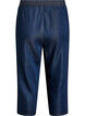 Lyocell culotte broek met wijde pijpen en denimlook, Blauw, Packshot image number 1
