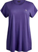 Lang trainings T-shirt, Paars, Packshot image number 0