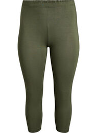 Basic 3/4 legging in viscose, Groen