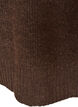 Losse gebreide trui met coltrui, Bruin, Packshot image number 3