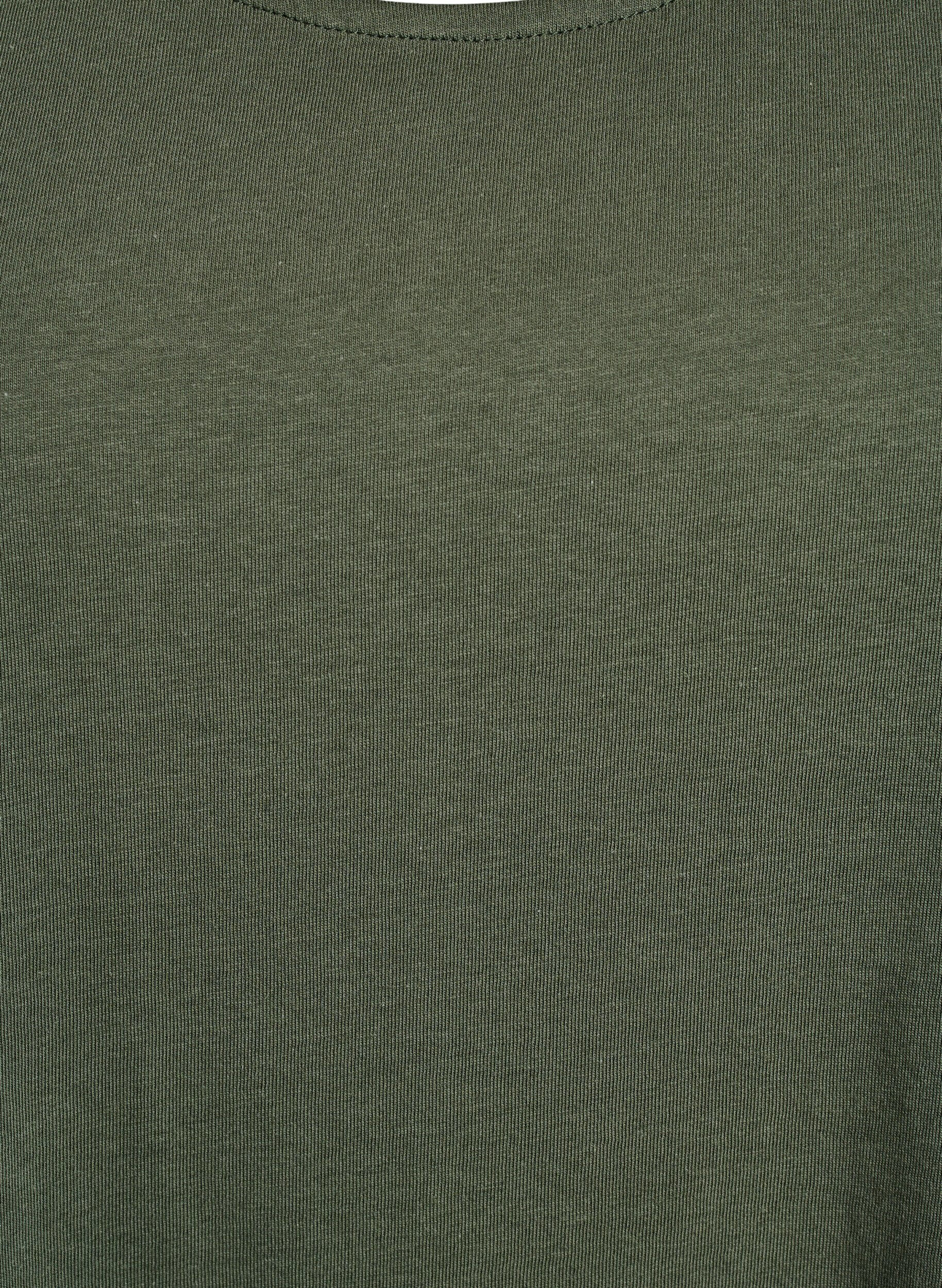 Zizzi Mouwloze A-lijn jurk, Groen, Packshot image number 2