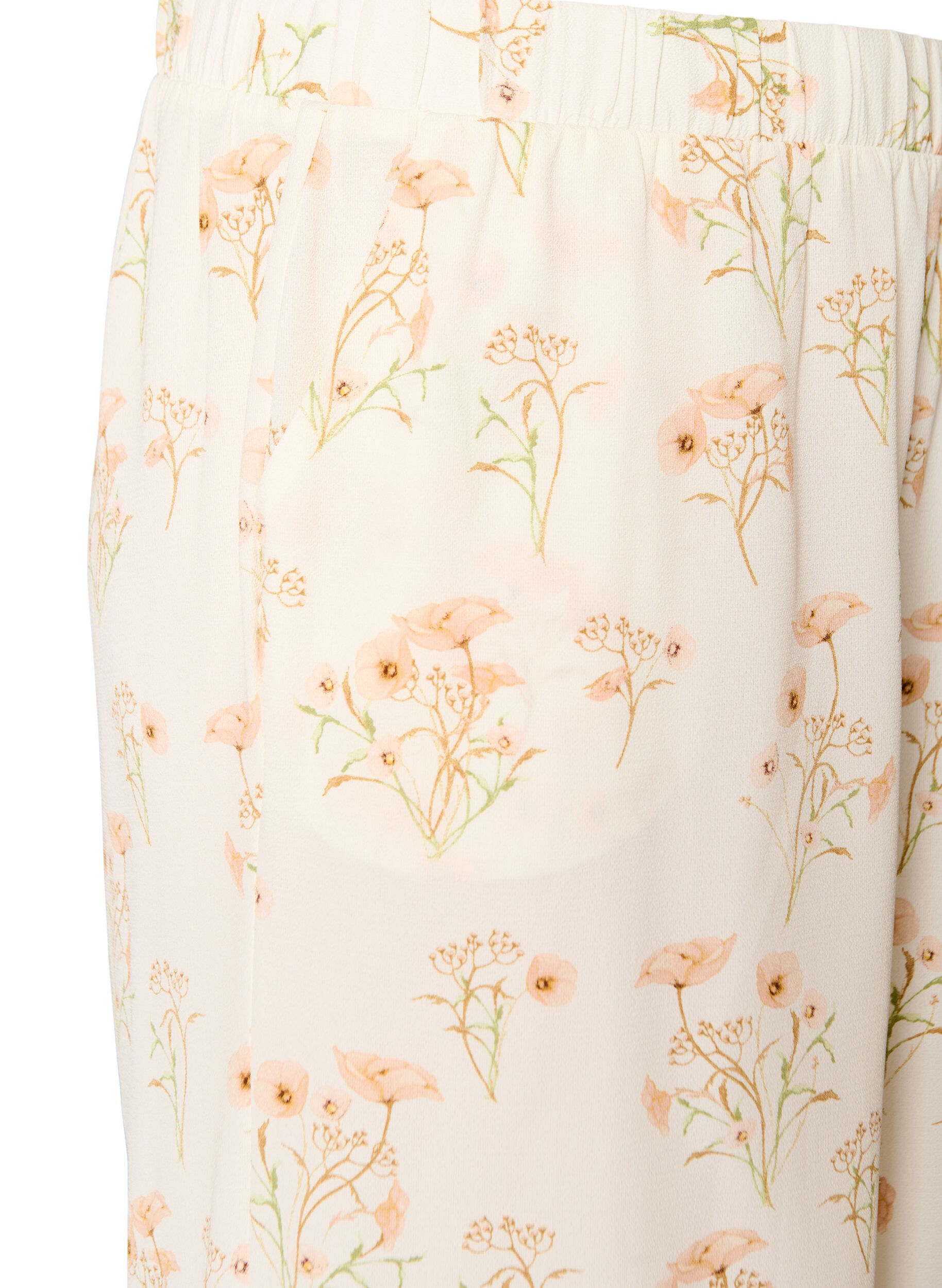 ZizziCulotte broek met print, Vanille, Packshot image number 2