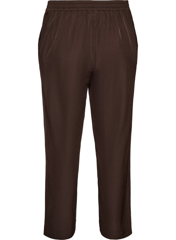Losse broek met zakken, Bruin, Packshot image number 1