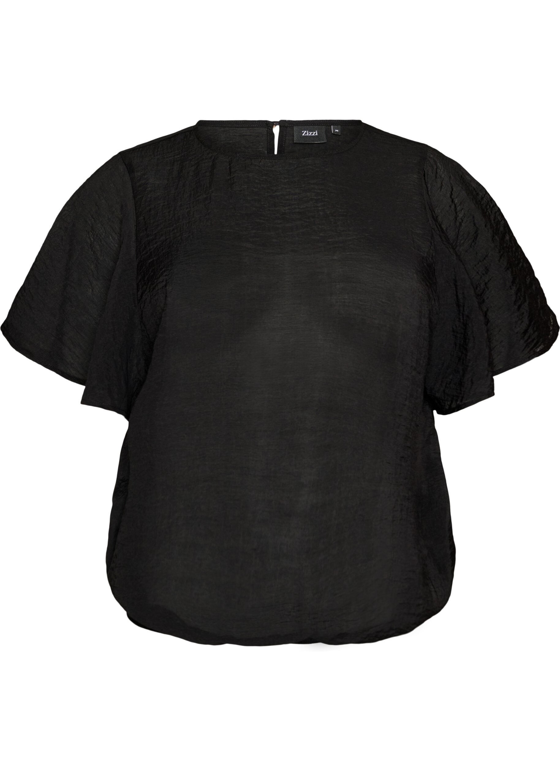 Blouse met ballonavorm en vleermuismouwen