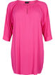 Tuniek van viscose met 3/4-mouwen, Roze, Packshot image number 0
