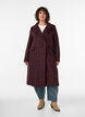 Geruite jas met zakken, Rood, Model image number 0