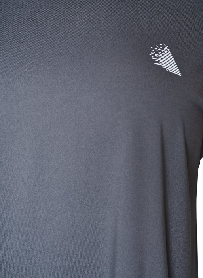 Effen gekleurd trainingsshirt, Grijs, Packshot image number 2