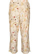 High-waist viscose broek met bloemenprint, Beige, Packshot image number 1