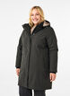 Functionele parka winterjas met een capuchon, Raven, Model image number 0