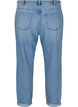 Mille mom-fit jeans met colour-blocking, Blue Denim Comb, Packshot image number 1