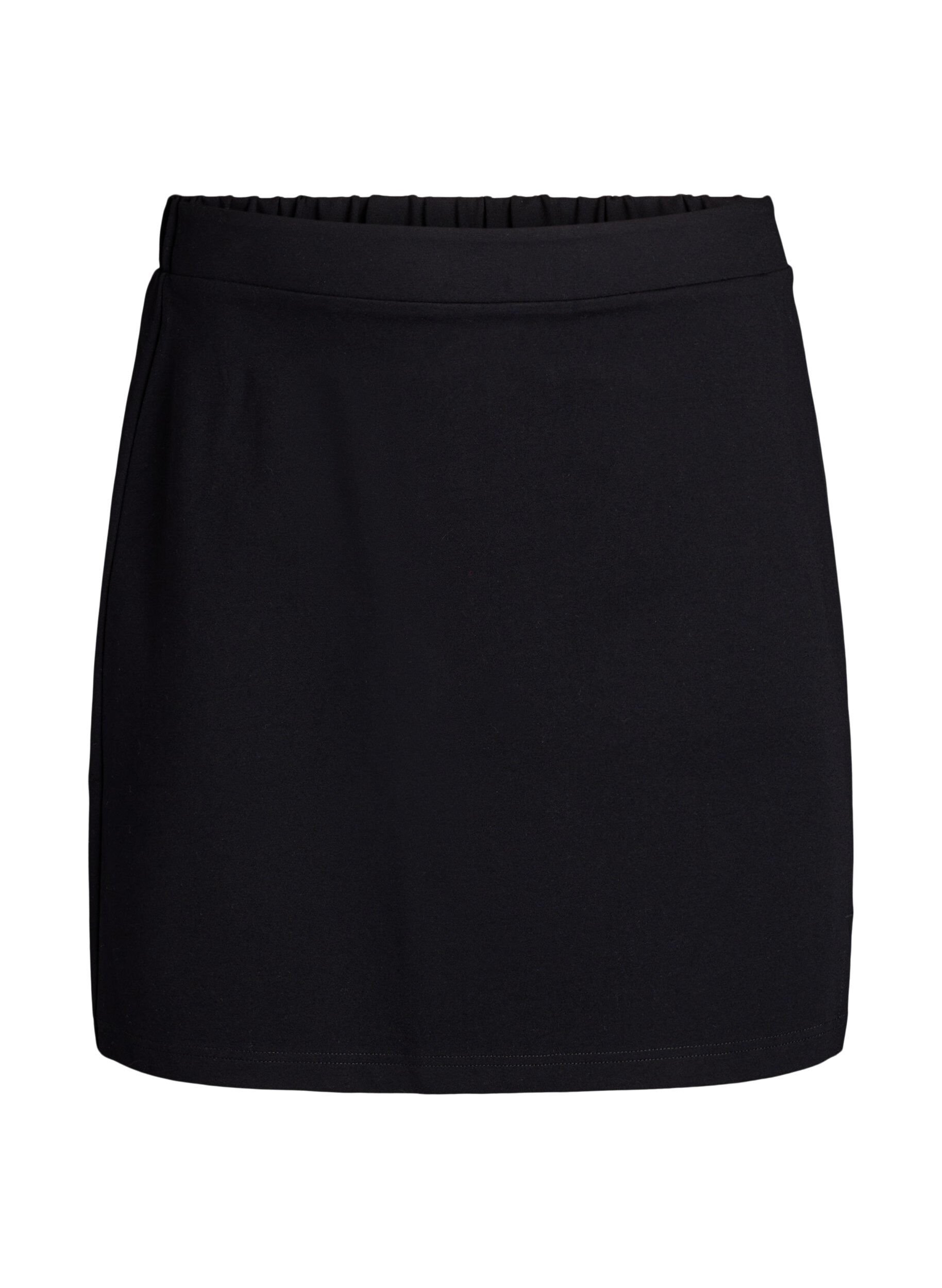 Korte jerseysrok met split