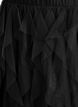 Midirok van tule met elastische tailleband, Zwart, Packshot image number 2