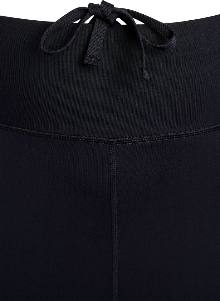 Capri hardlooppanties met lichte compressie, Zwart, Packshot image number 3