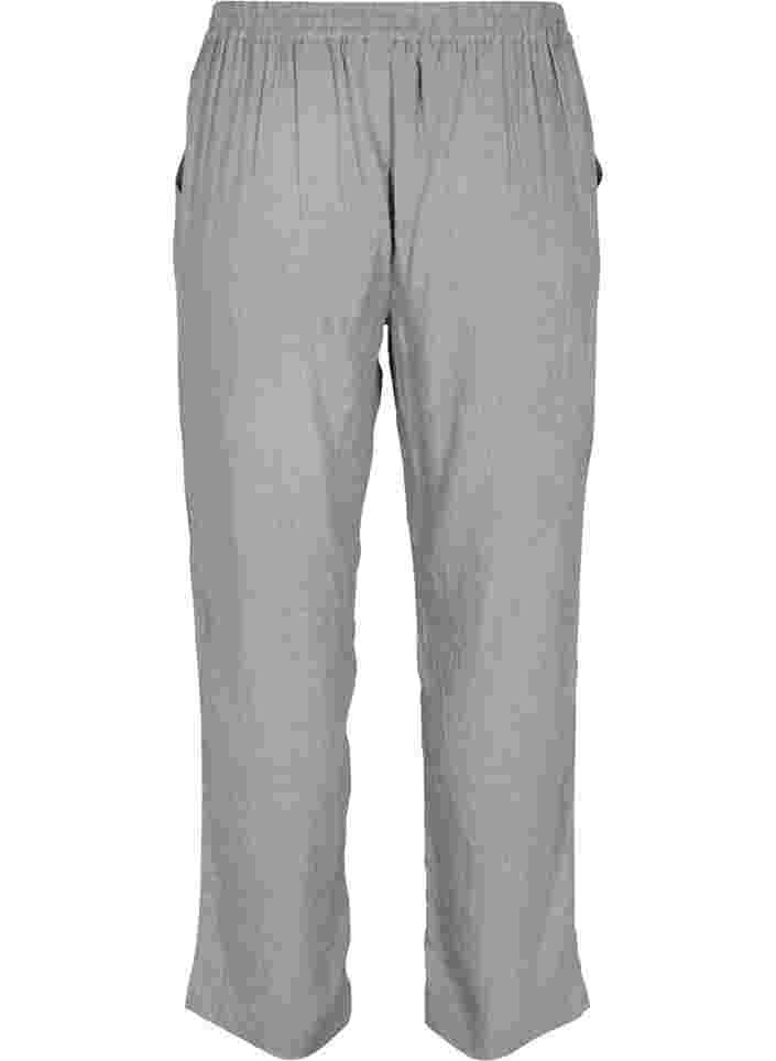 Klassieke broek met zakken, Grey Melange, Packshot image number 1