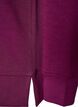 Jersey blouse met lange mouwen en een ronde hals, Paars, Packshot image number 3