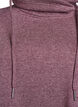 Kort sweatshirt jurk met hoge kraag en zakken, Rood, Packshot image number 2