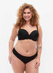 2-pack Braziliaans slipje met normale taille, Zwart, Model image number 0