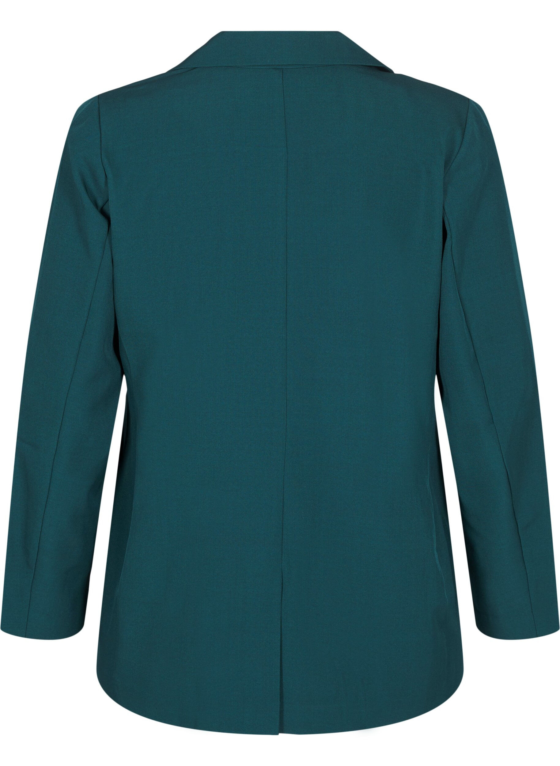 Zizzi FLASH - Blazer met zakken en een split, Groen, Packshot image number 1
