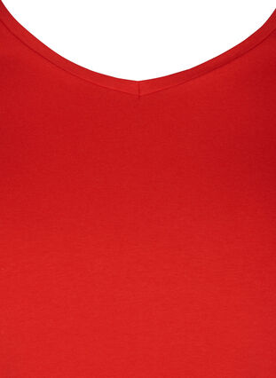 Basic T-shirt , High Risk Red, Packshot image number 2