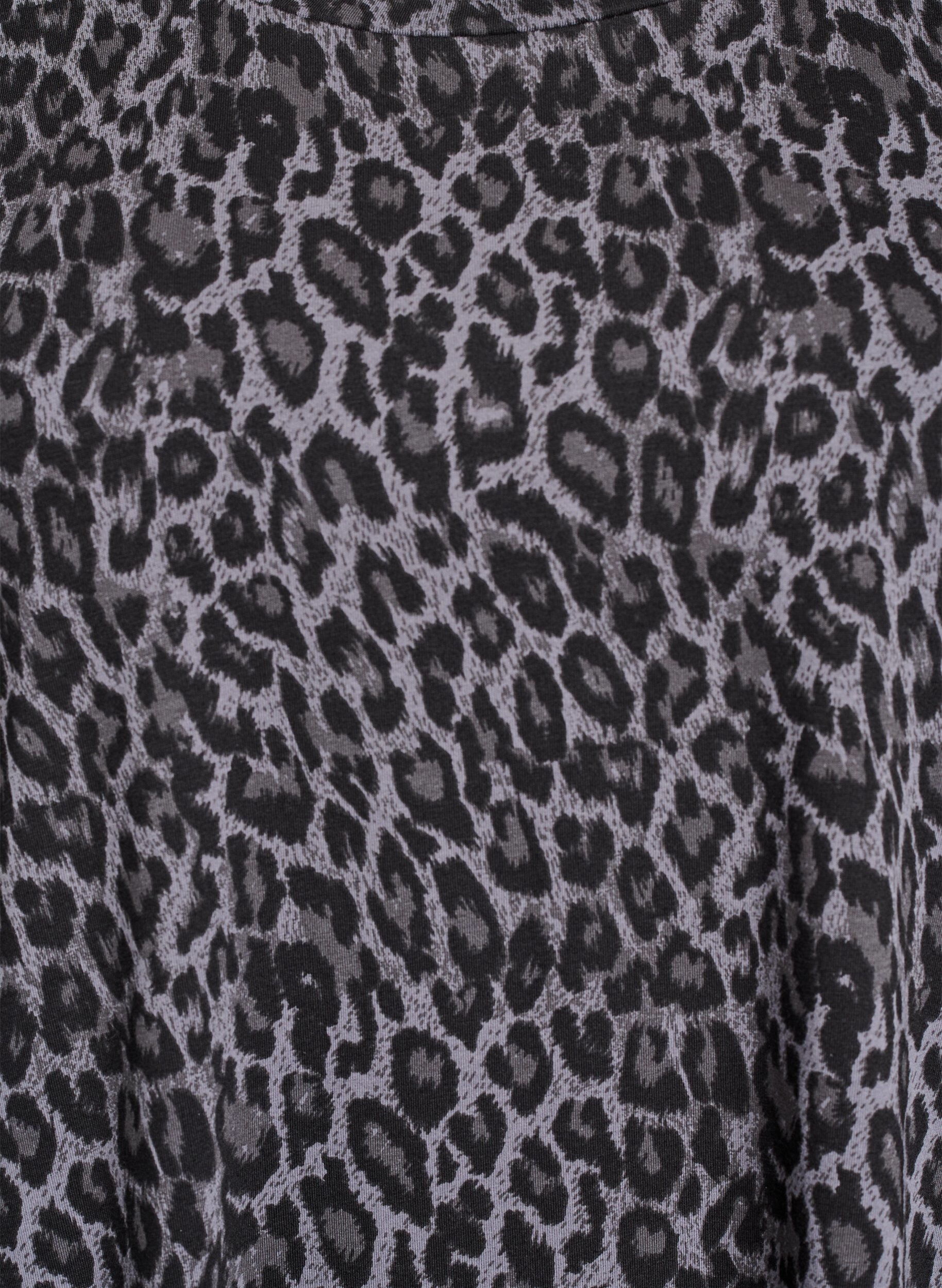 Zizzi Kort T-shirtjurkje van katoenen jersey, Grijs, Packshot image number 2