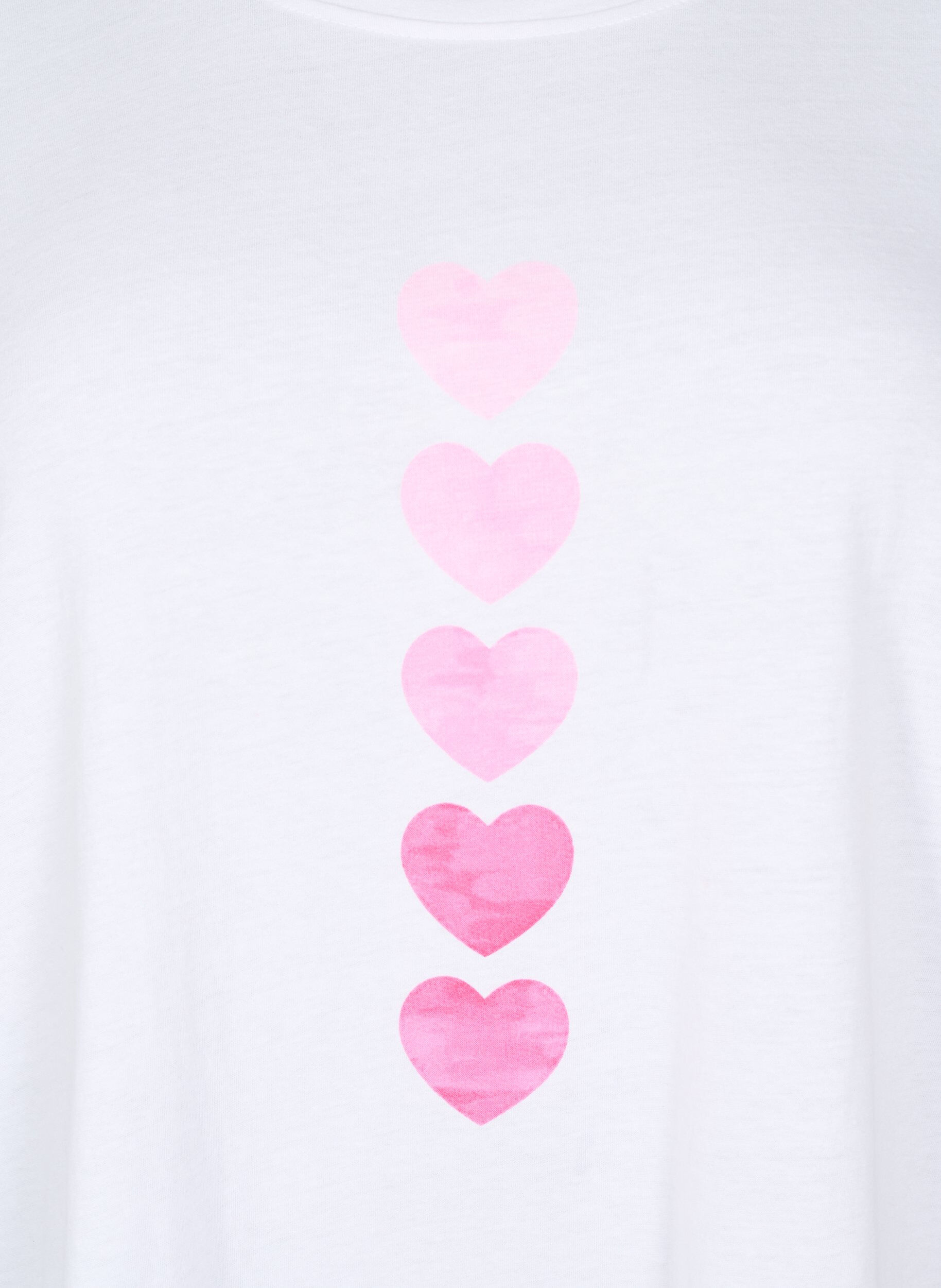 Zizzi FLASH - T-shirt met motief, Wit, Packshot image number 2