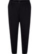 Losse katoenen broek met zakken, Zwart, Packshot image number 0