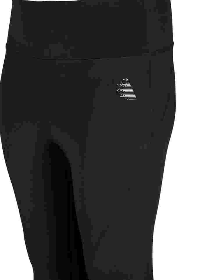 CORE, V-SHAPE DEFINE TIGHTS - Cropped trainingslegging met v-vormige achterkant, Black, Packshot image number 2