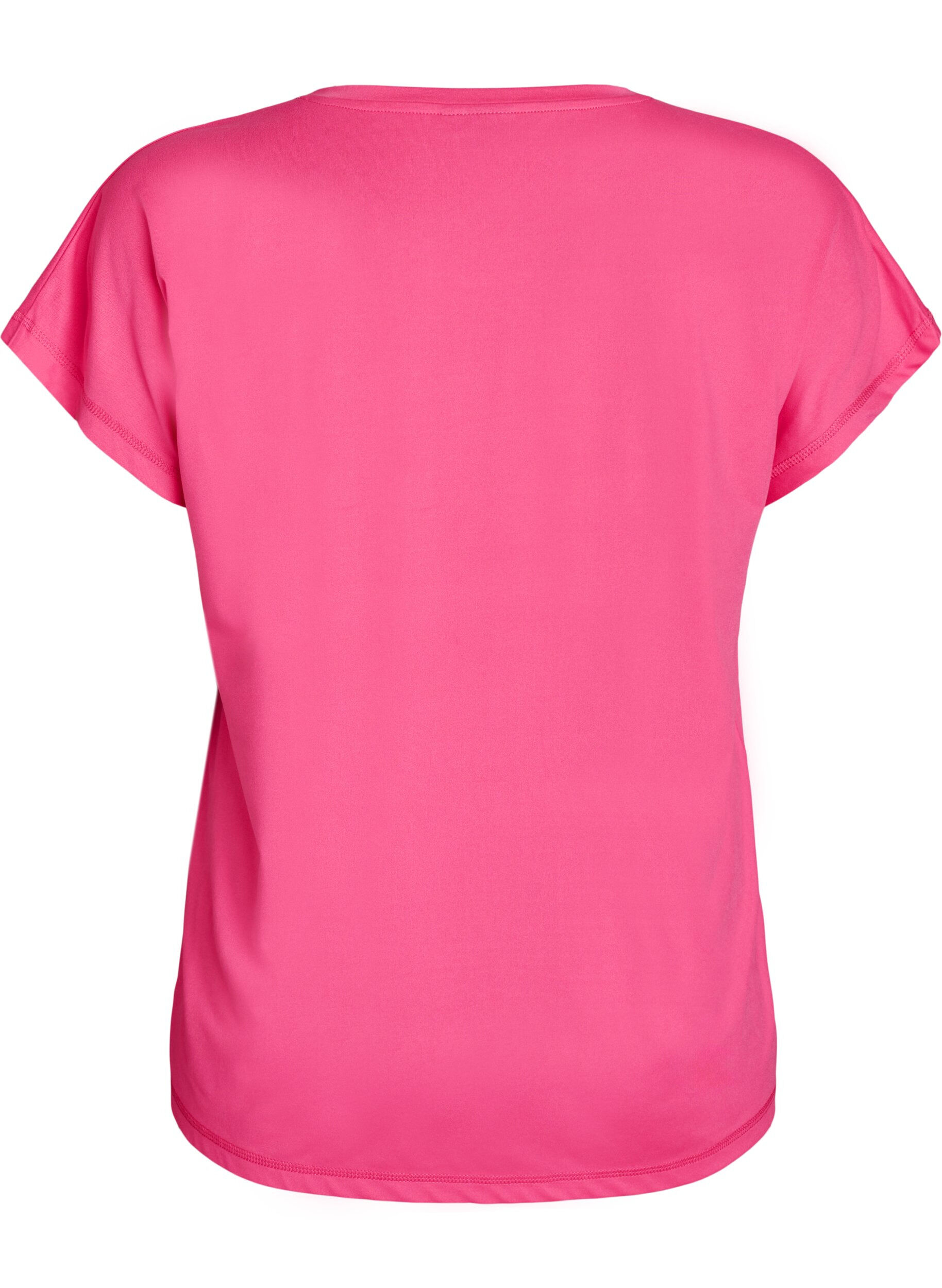ZizziEffen gekleurd trainingsshirt, Roze, Packshot image number 1