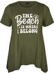 T-shirt met ronde hals en A-lijn vorm, Groen, Packshot image number 0