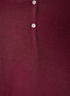 T-shirt met knoopdetail, Donker Bordeaux, Packshot image number 2