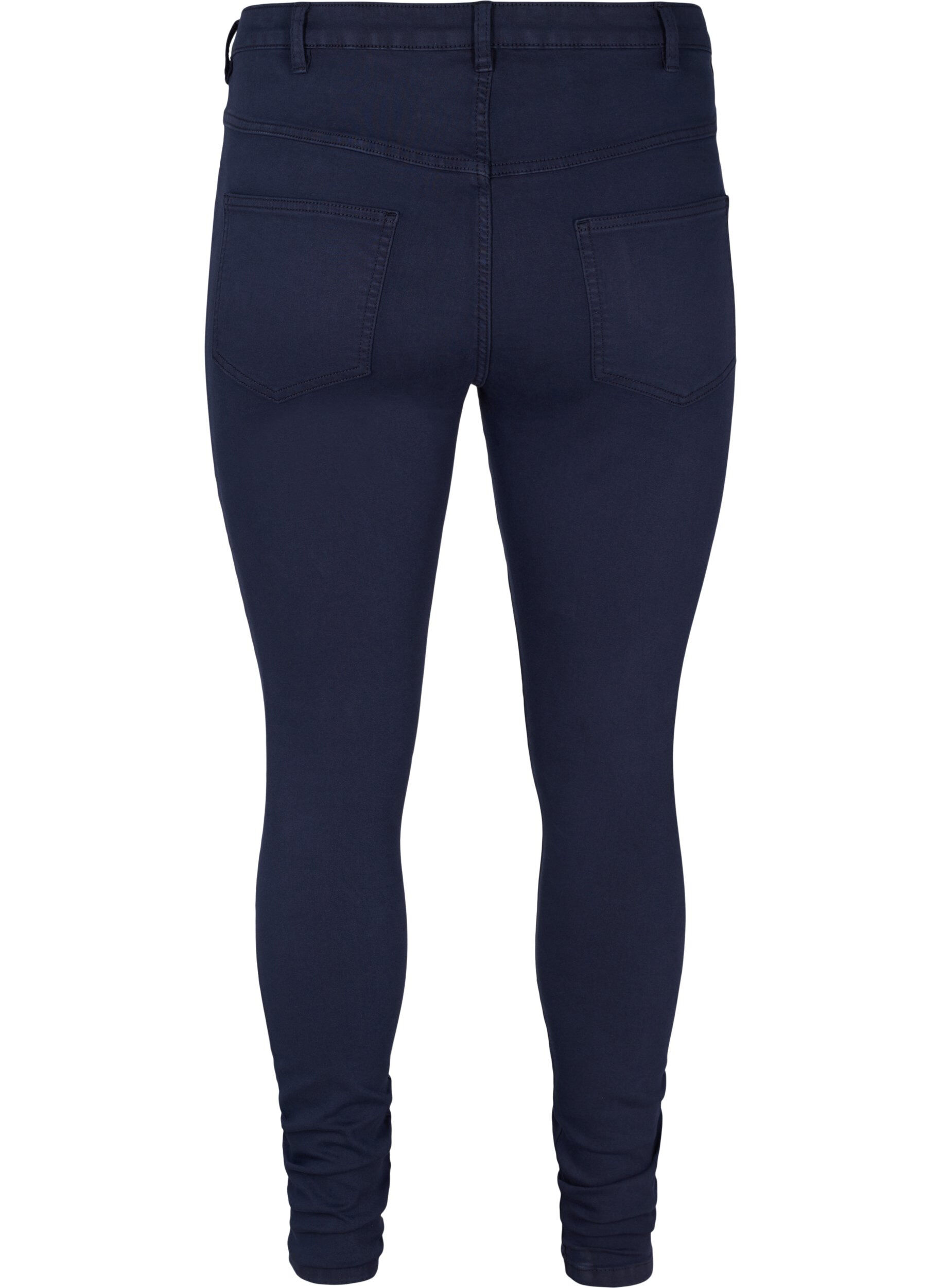 Zizzi Super slim Amy jeans met hoge taille, Night Sky, Packshot image number 1