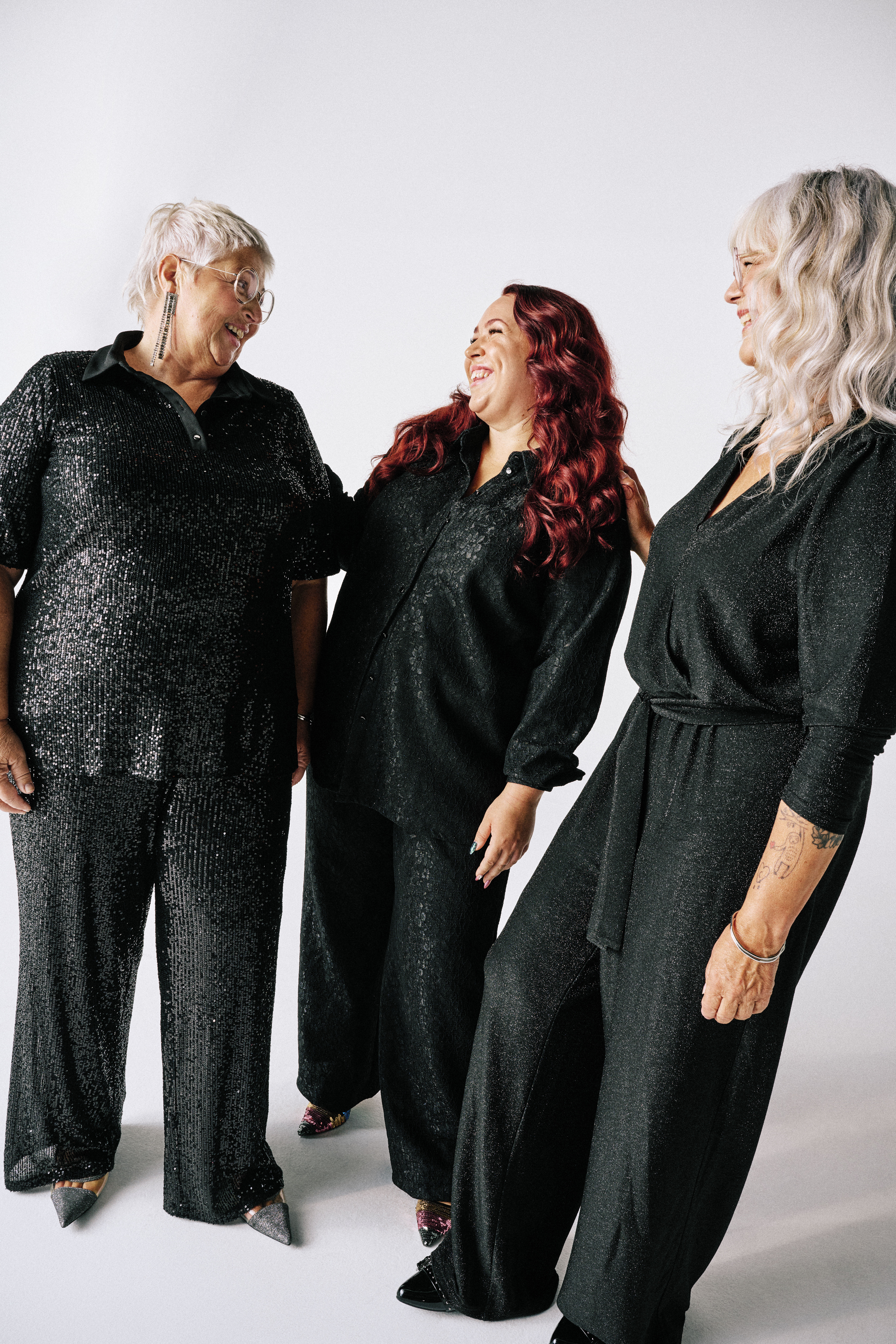 Zizzi Pailletten, kant en glitter, , Model