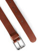 Bruine riem in imitatieleer, Brown, Packshot image number 1