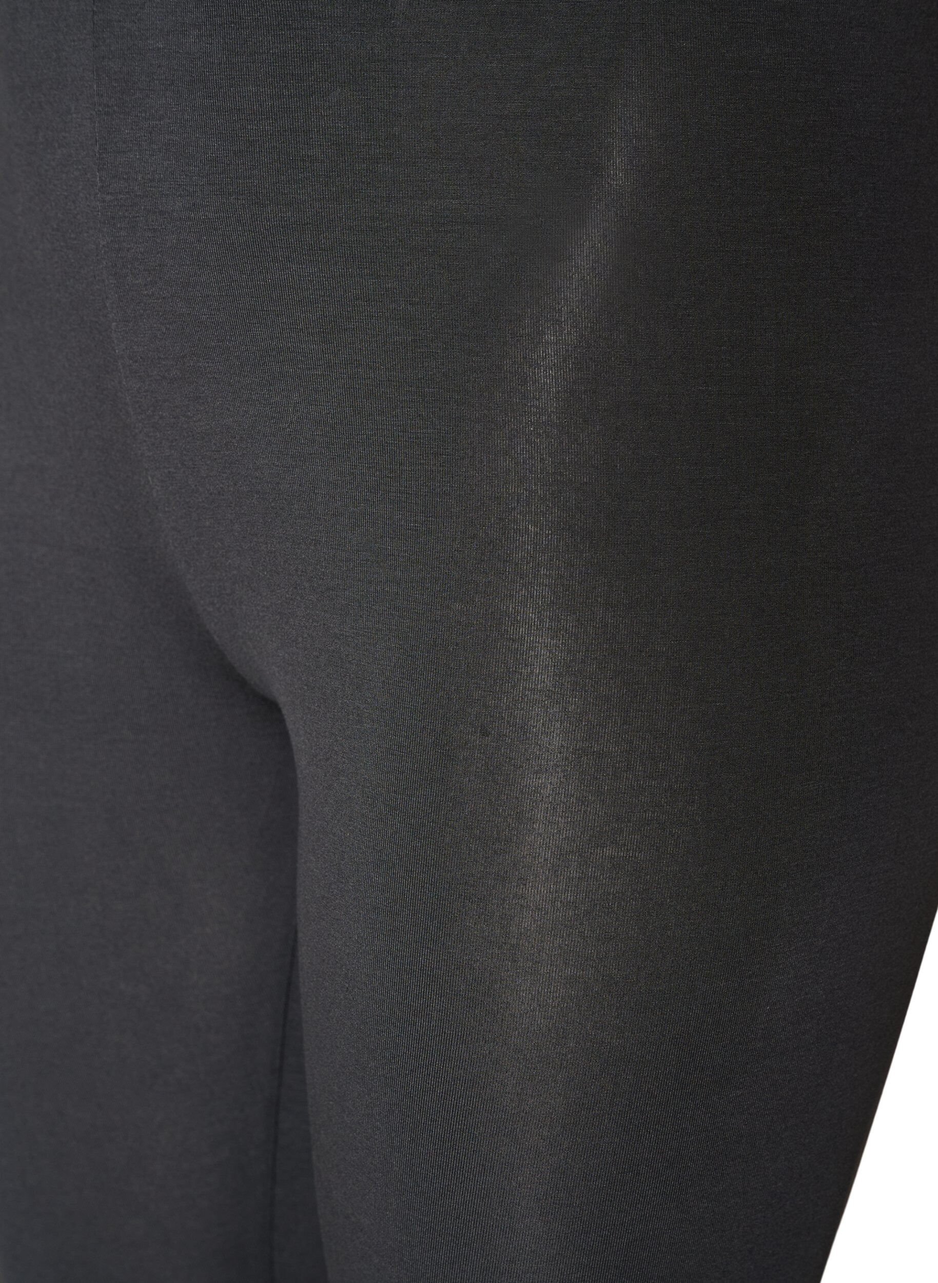ZizziBasic legging in viscose, Grijs, Packshot image number 2