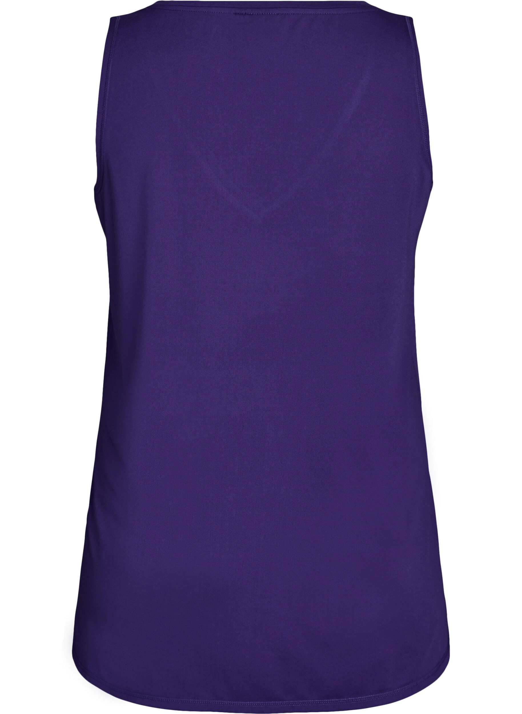 Zizzi Workout top met V-hals, Purple, Packshot image number 1