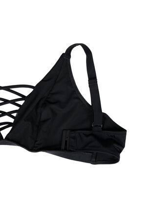 Bikini top, Black, Packshot image number 3