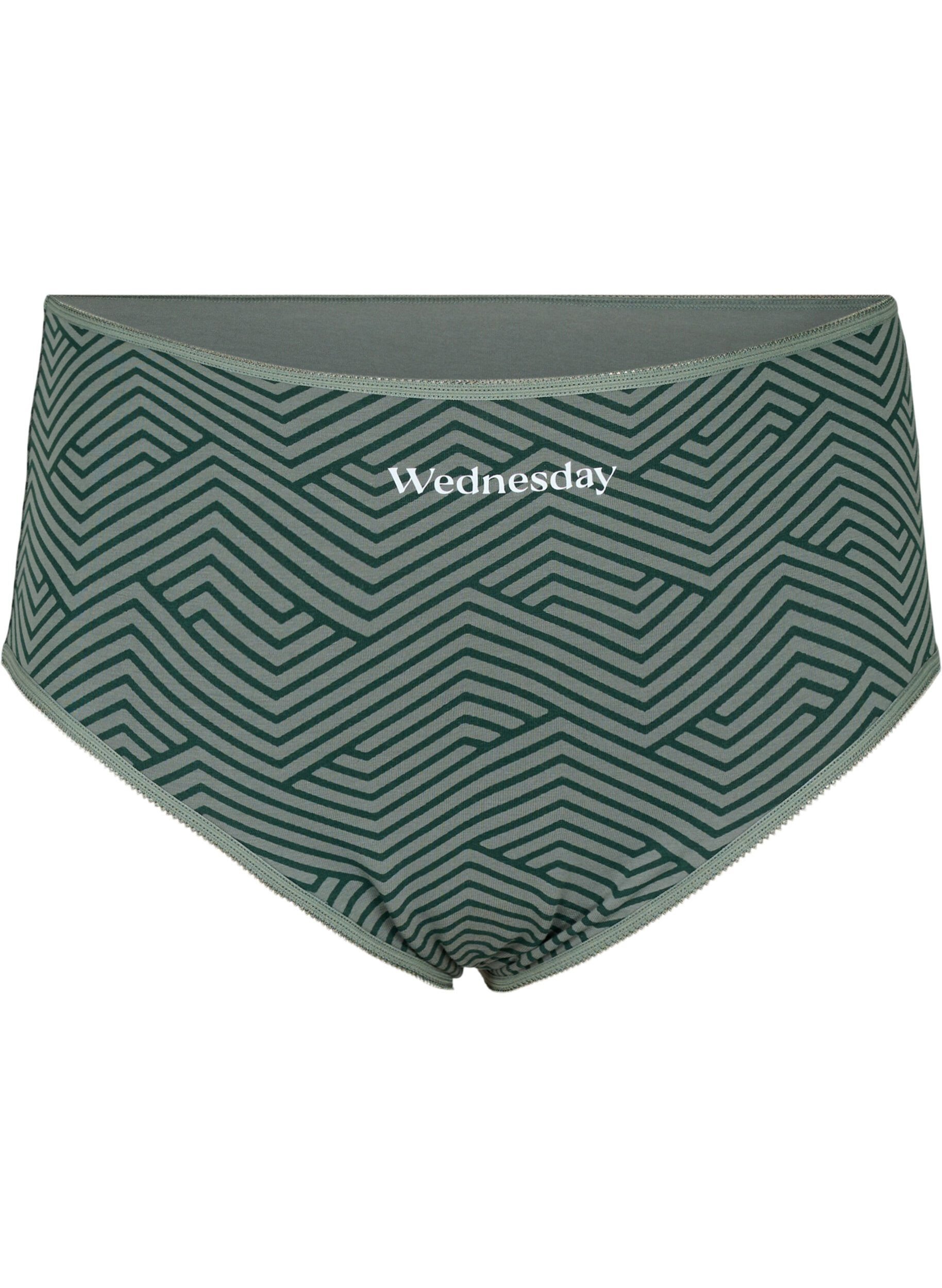 Zizzi 7-pack hipster met reguliere taille, Scarab Multi Pack, Packshot image number 2