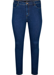 Amy jeans met een hoge taille en super slanke pasvorm, Blauw