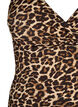 Badpak met gekruiste rug en uitneembare inzetstukken, Leopard Print, Packshot image number 2