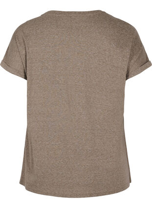 Gemêleerd katoenen t-shirt, Falcon Melange, Packshot image number 1