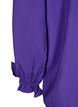 Viscose blouse met lange mouwen en ruches, Prism Violet, Packshot image number 3